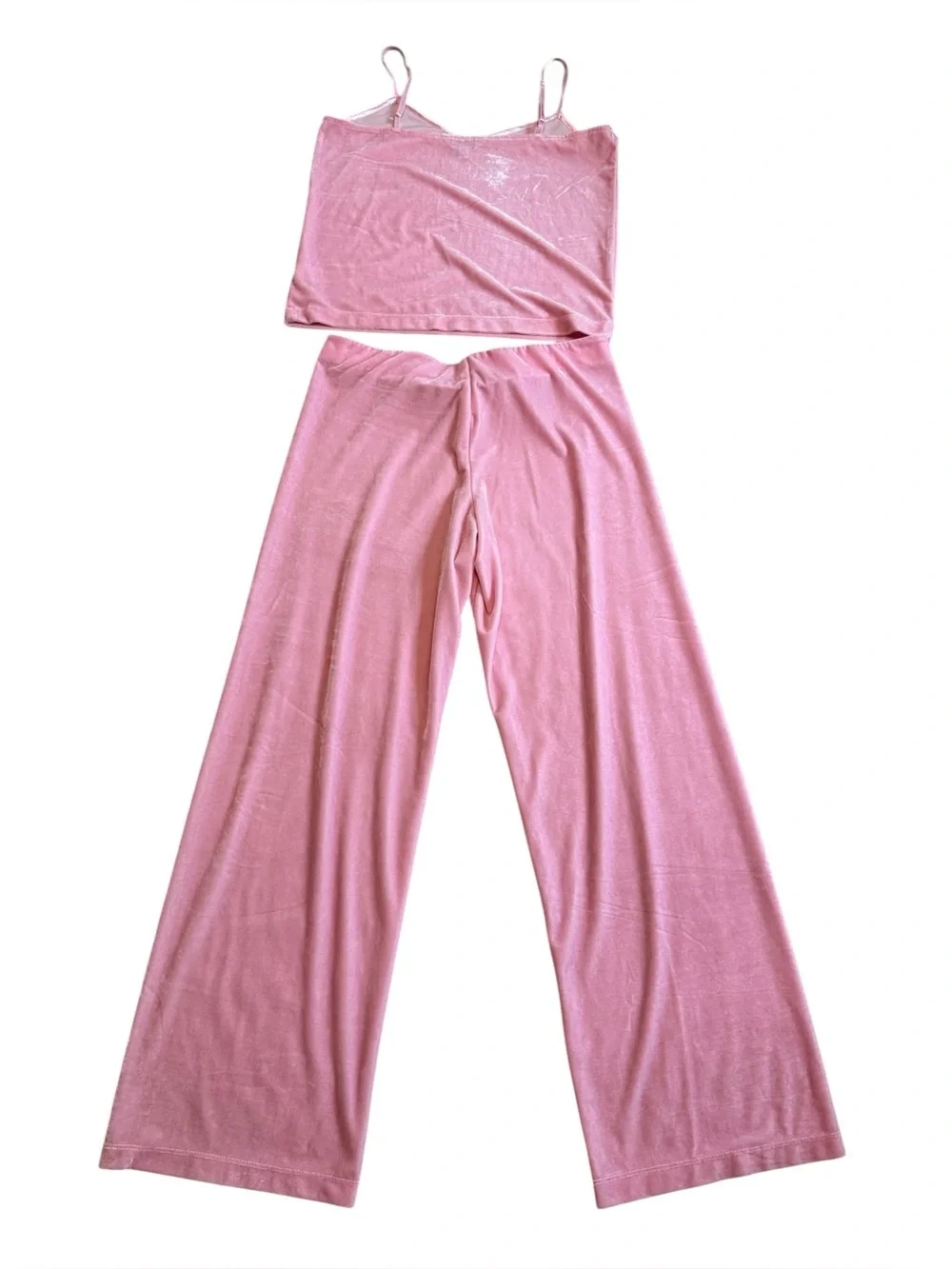 Pajamagram Pink Velour Matching Pajama Set Size Medium